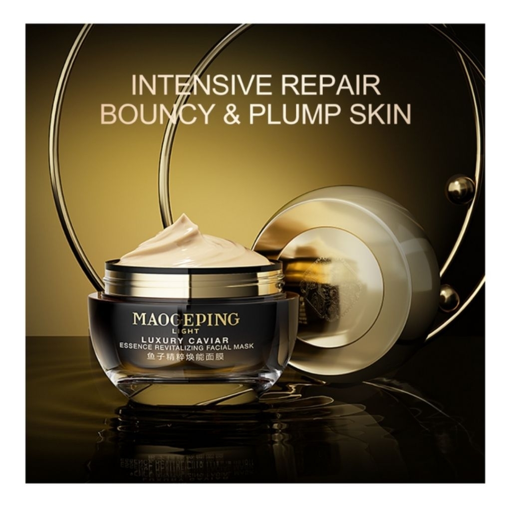 (PO HK) MGP Maogeping Light Luxury Caviar Essence Revitalizing Facial Mask 15gr / 65gr Original Auth