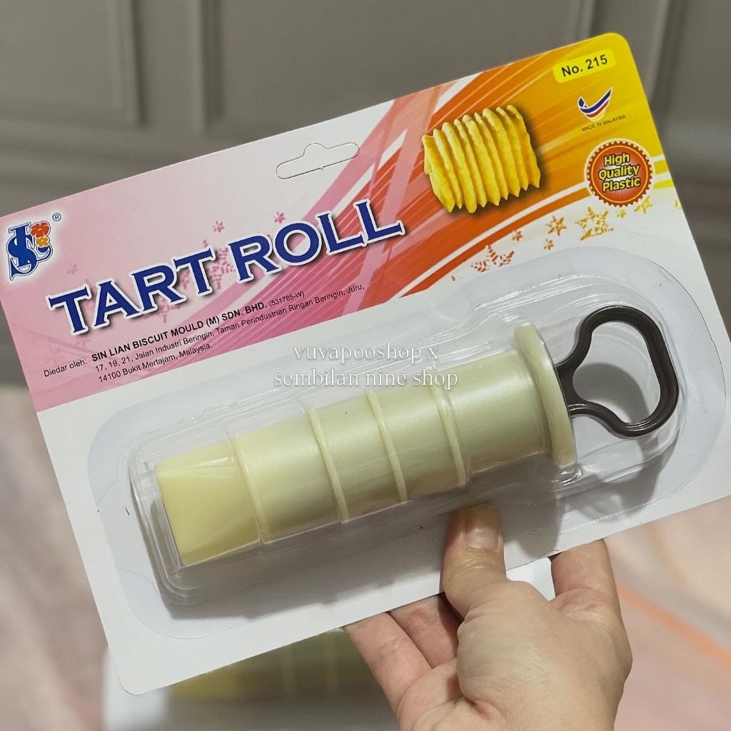 Cetakan Nastar Gulung / Cetakan Tart Roll / Penekan Nastar Motif / Alat Pencetak Nastar Gulung
