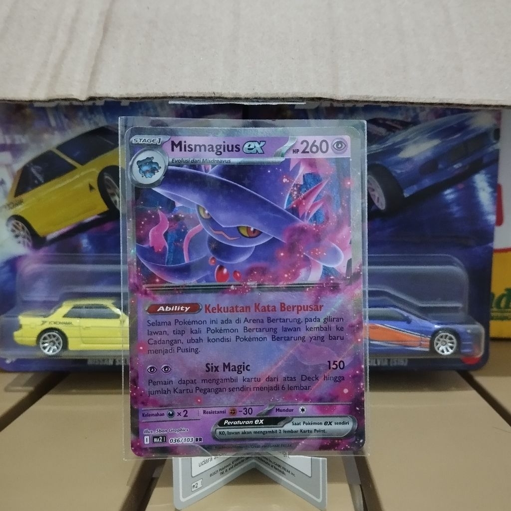 Mismagius EX RR - kartu pokemon tcg Indonesia