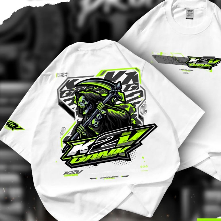 KAOS DISTRO K2V GANK VARIO 2022 FUL DESAIN COTTON 24S, KAOS K2V GANK, KAOS K2V RACING, KAOS K2V RACE