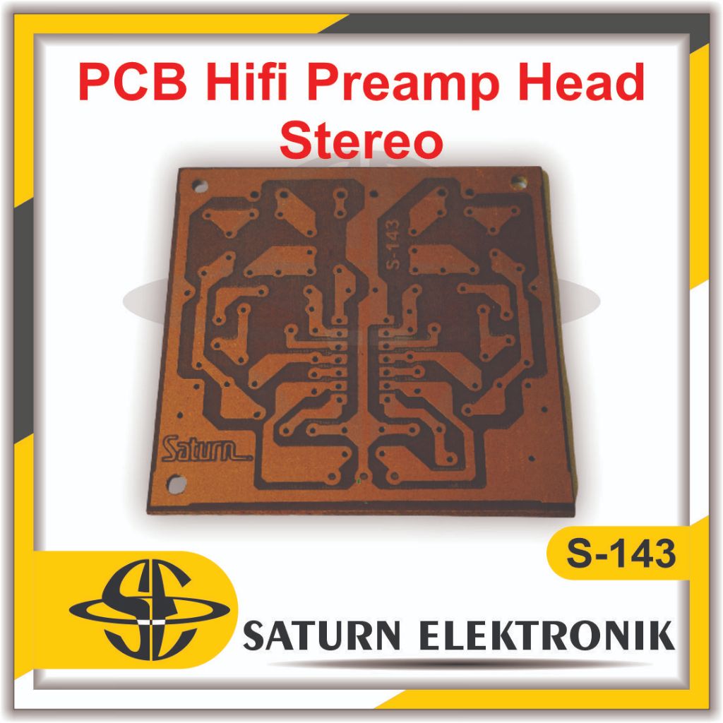 PCB Hifi Preamp Head Stereo S-143