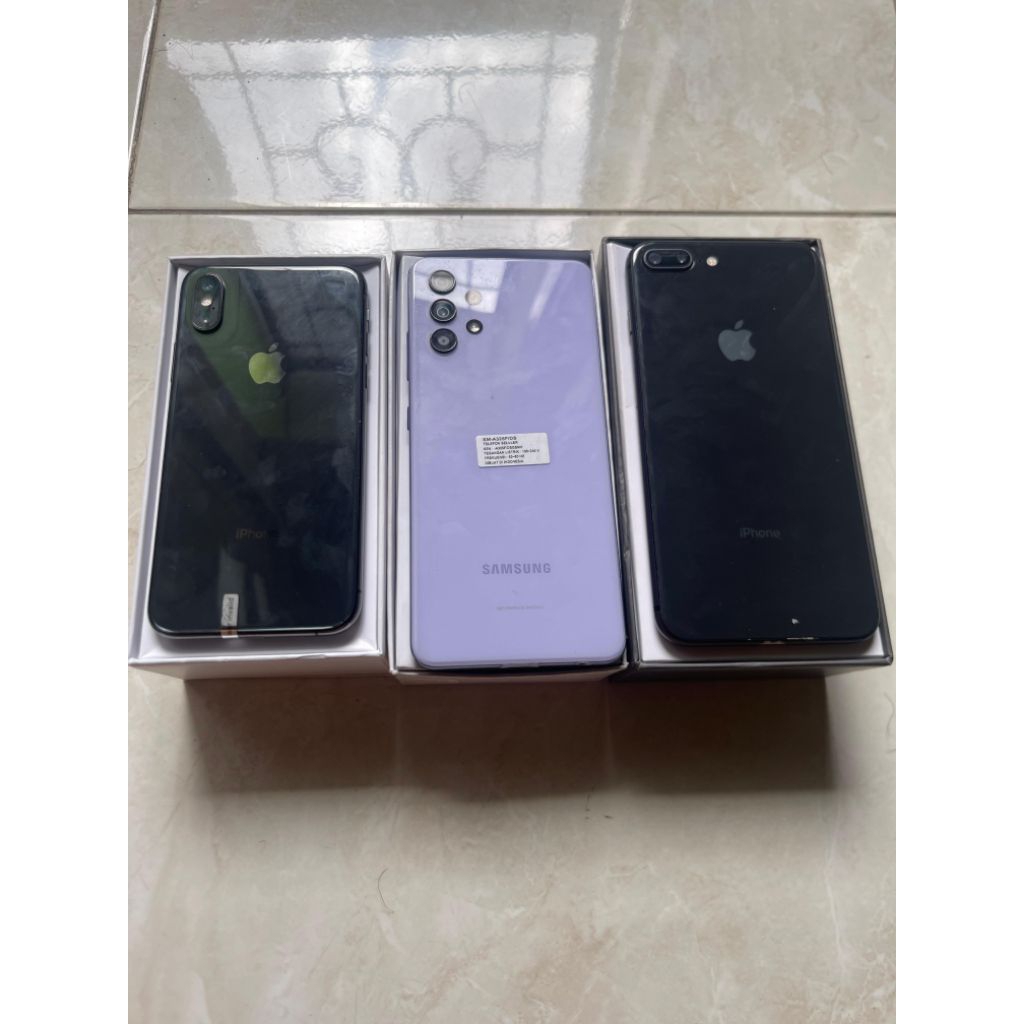 For Sale Handphone Second iP 8 plus, Xs & Samsong A32 4G