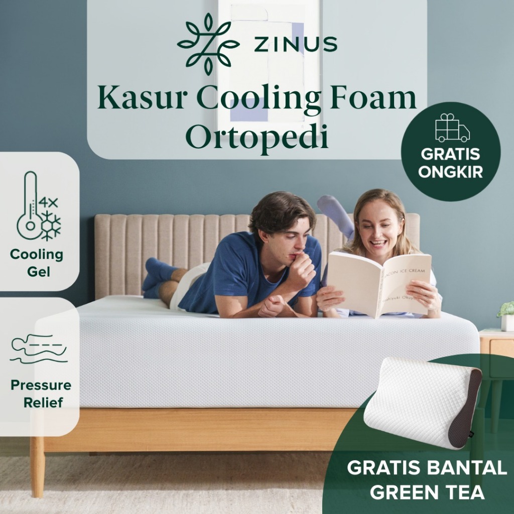[GRATIS BANTAL] Kasur Busa Cooling Foam Ortopedi Memory Foam