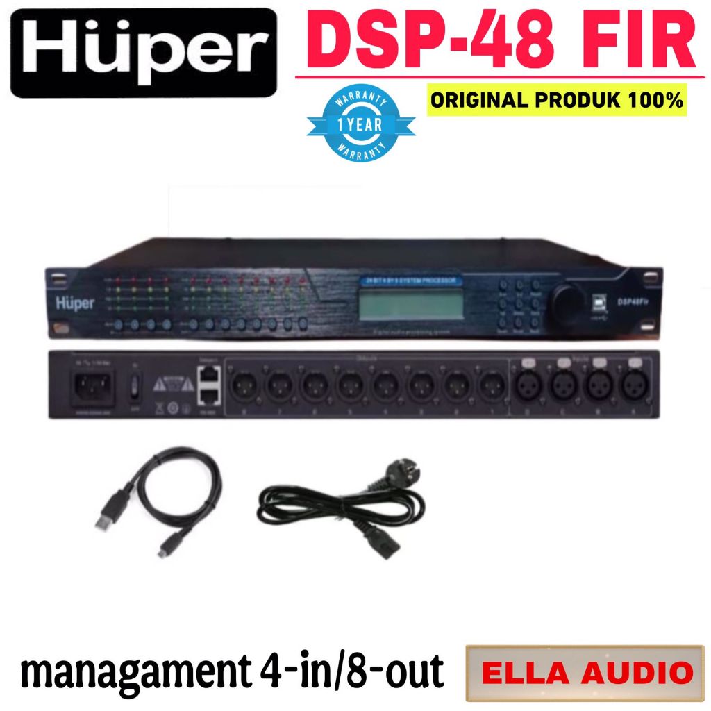 DLMS Managament Huper DSP48 Fir Speaker Managament Huper DSP-48 Fir 4-in/8-out