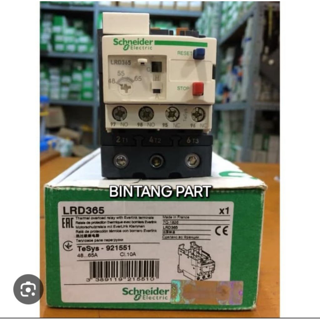 OVERLOAD SCHNEIDER LRD365