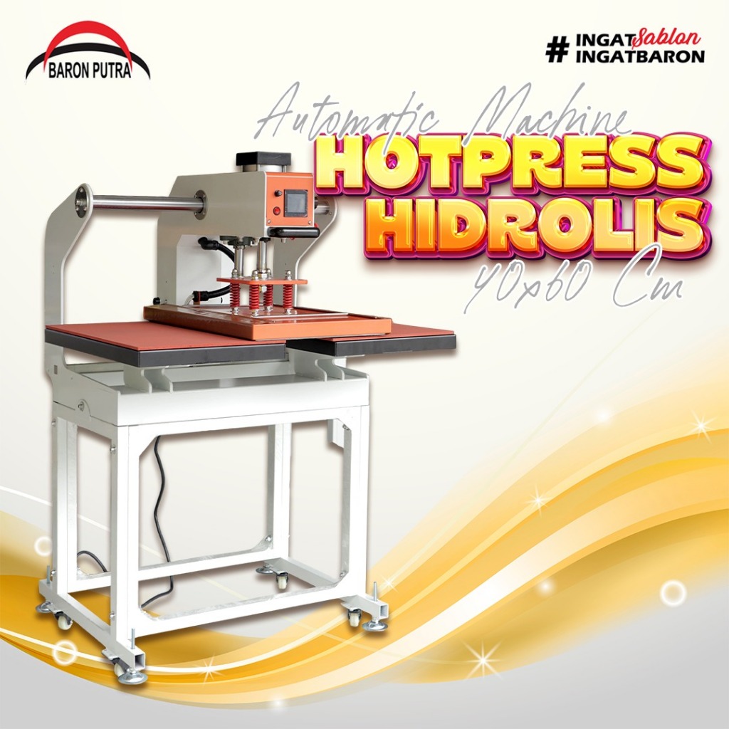 MESIN PRESS SABLON HIDROLIS 40X60