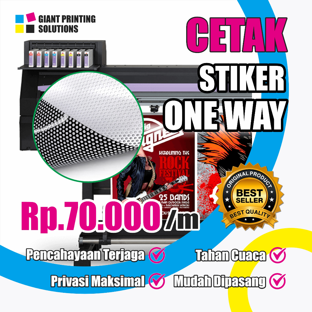 Cetak Stiker One Way | Stiker Kaca | One Way Vision | Stiker One Way Film | Stiker Film