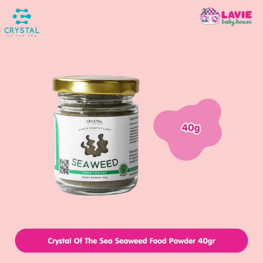 Crystal of the Sea Seaweed Food Powder – Bubuk Rumput Laut untuk MPASI | Sumber Yodium & Mineral Ala