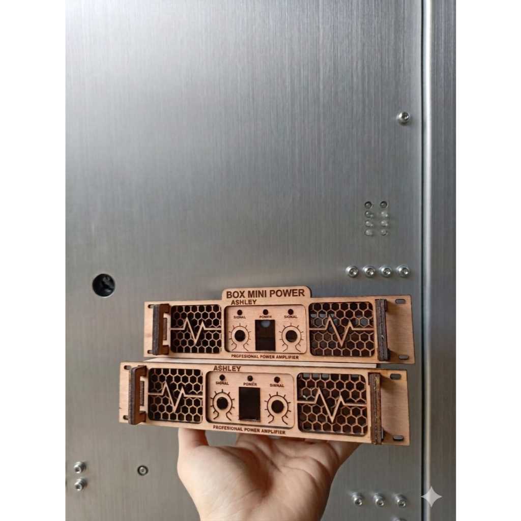 Box Power Mini Model Built Up Ashley Box Miniatur Power Amplifier