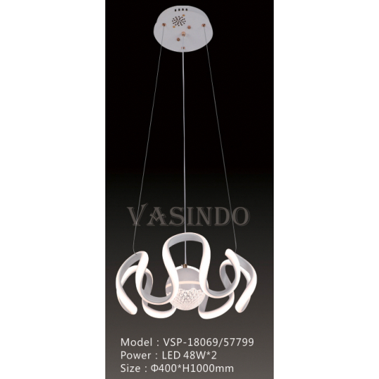 Lampu Gantung Modern Putih 18069/57799 Lampu Ruang Makan