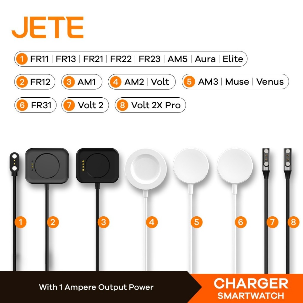 JETE Charger Smartwatch Wireless Magnetic Original