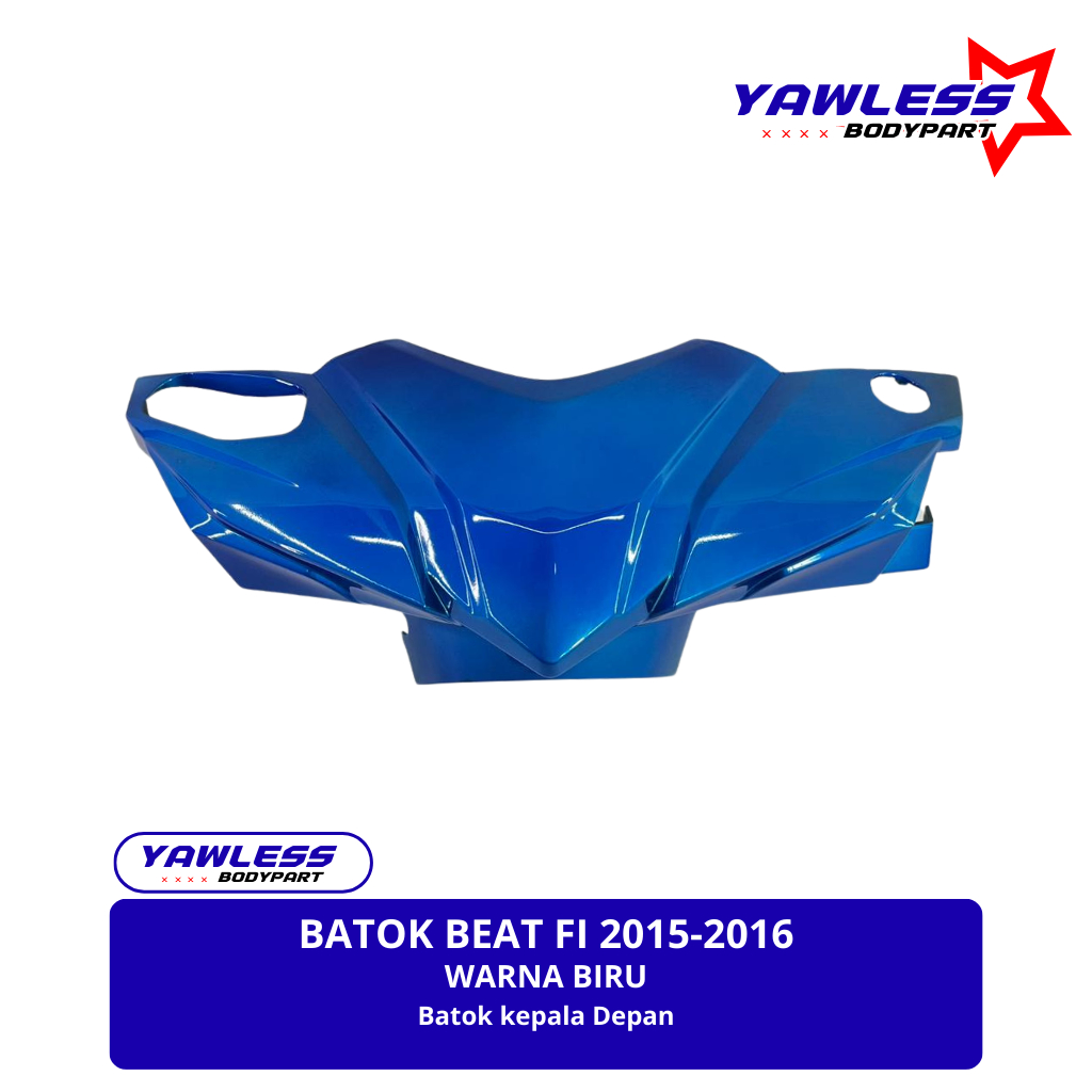 Batok depan Beat Fi 2015-2016 stater Halus warna Biru / batok beat fi 2015