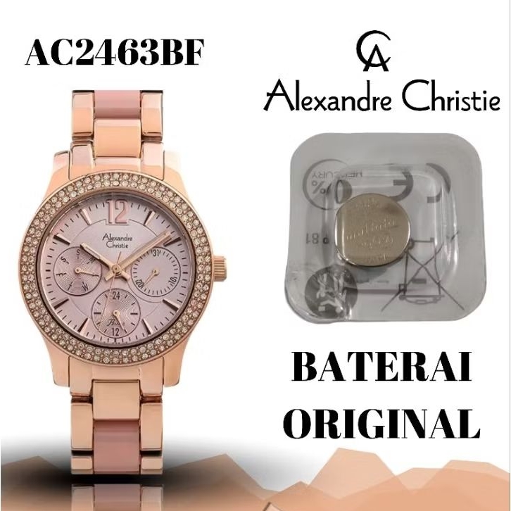 Baterai jam ALEXANDRE Christie original AC2463BF