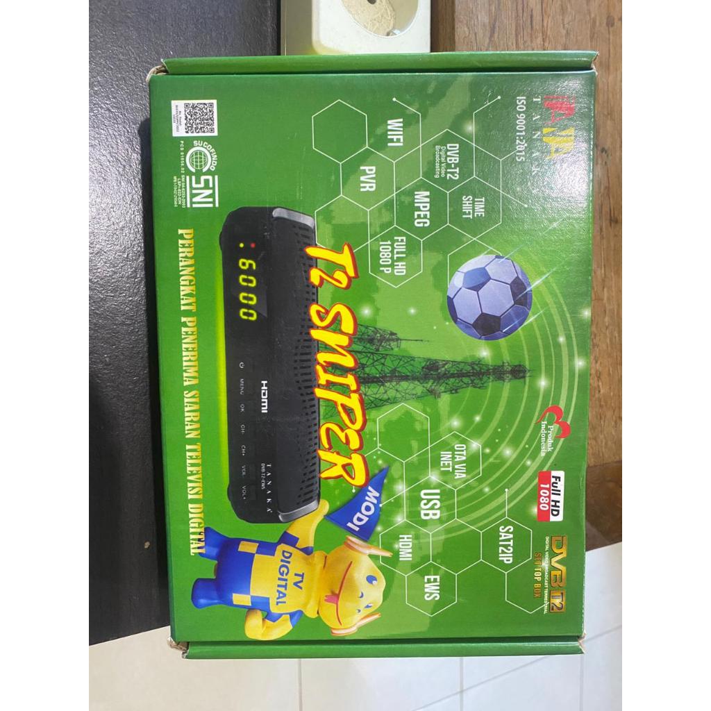 STB Digital DVB T2 Merek Tanaka Type T2 Sniper