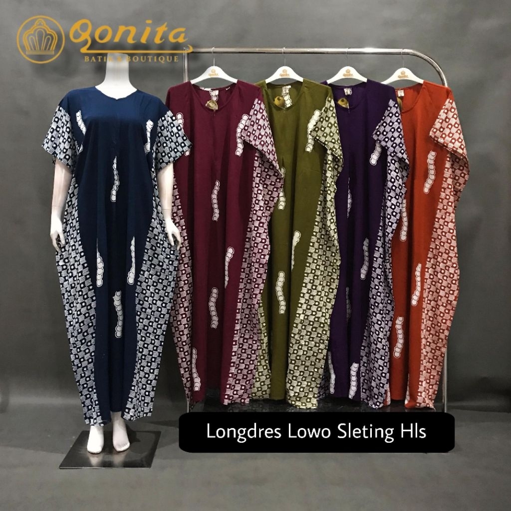 longdress lowo qonita// jumbo//daster qonita//batik qonita//batik pekalongan ori
