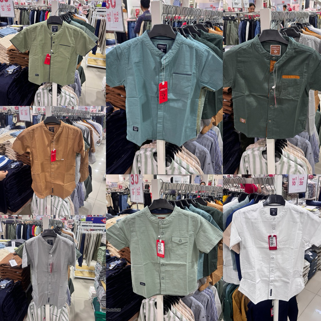 OSELLA KIDS - SALE Kemeja Koko Anak Laki-Laki (4-16 Tahun)