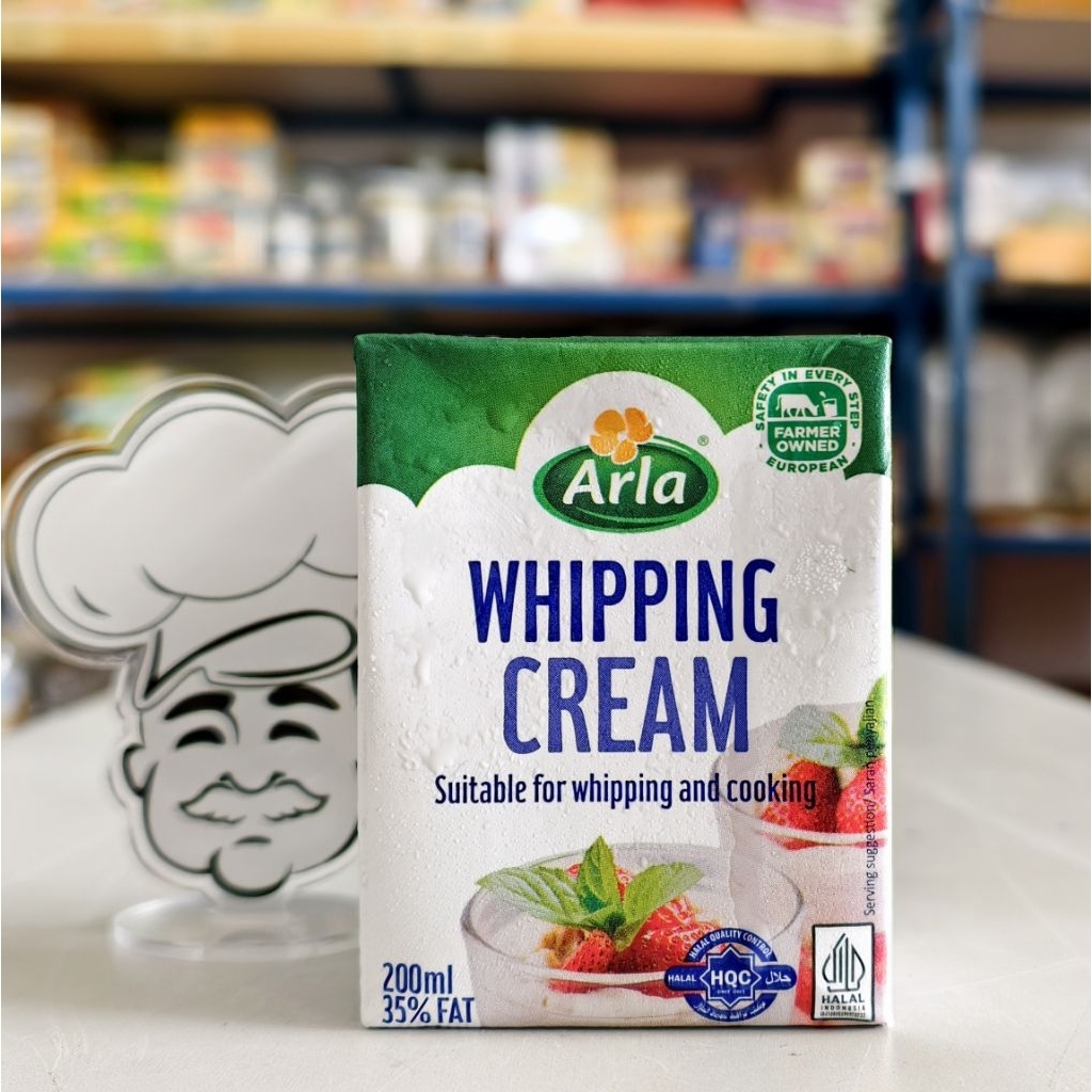 Arla Whipping Cream 200Gr / Whipping Cream Cair Arla 200Gr / Whip Cream Dairy Arla 200Gr