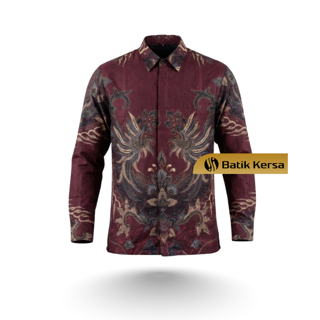 Batik Kersa Motif Narayana - Kemeja Batik Slimfit Bahan 100% Katun Premium
