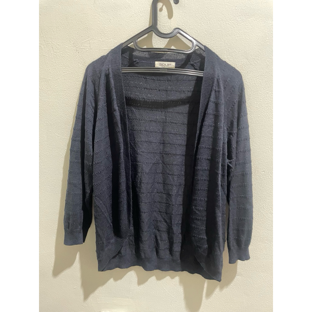 PRELOVED cardigan/outer biru tua