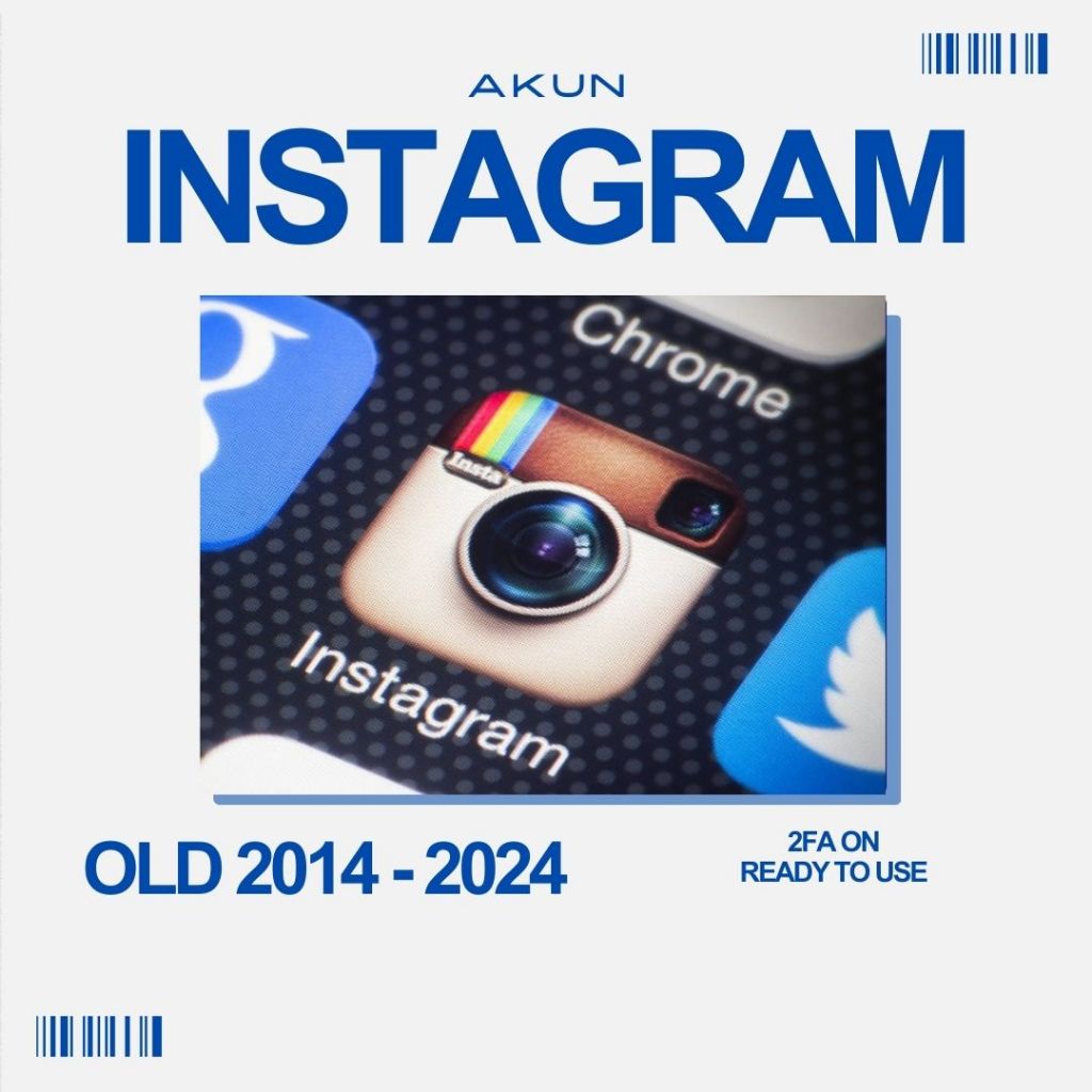 Akun Instagram Old | IG Tua | 2014 - 2024 | 2FA ON | Siap Pakai