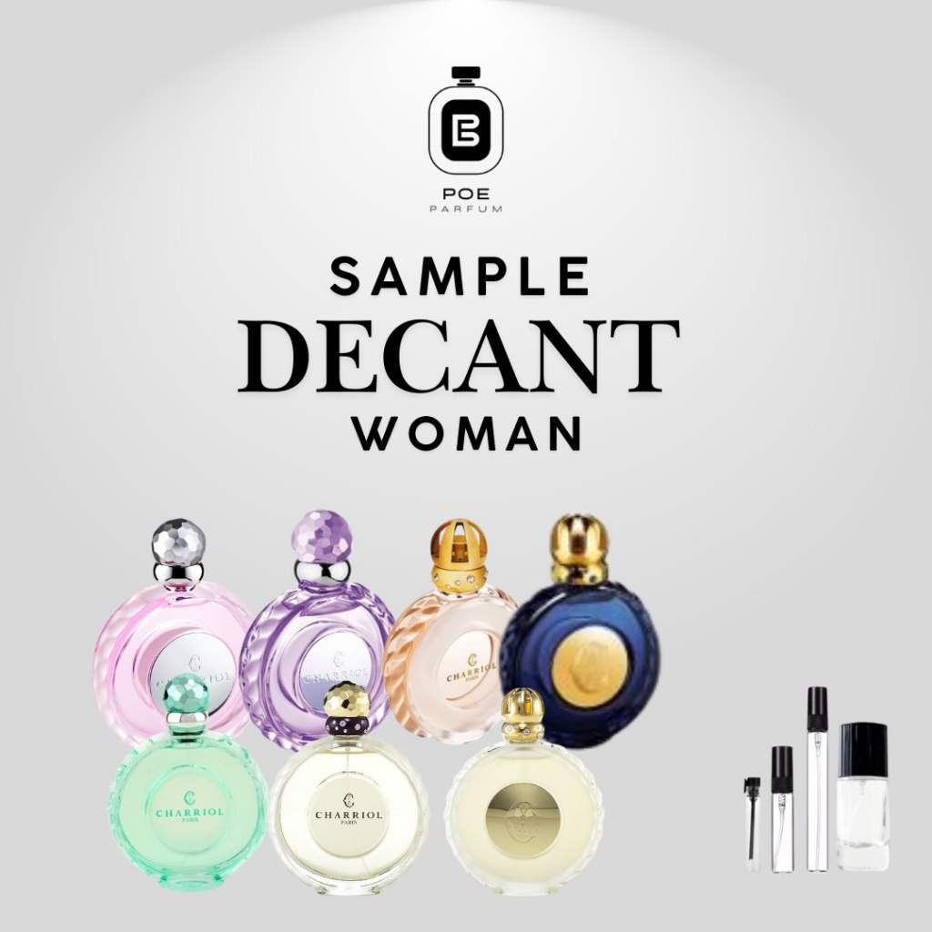 Sample Parfum Wanita c h a r r i o l woman Series Decant tester vial 2ml 5ml 10ml 20ml Parfume tahan