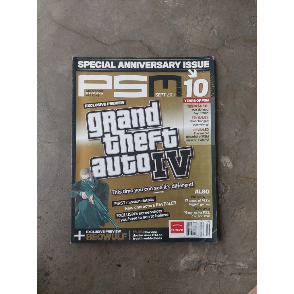 Majalah Impor PSM cover GTA 4 Ps3 Ps4 Xbox