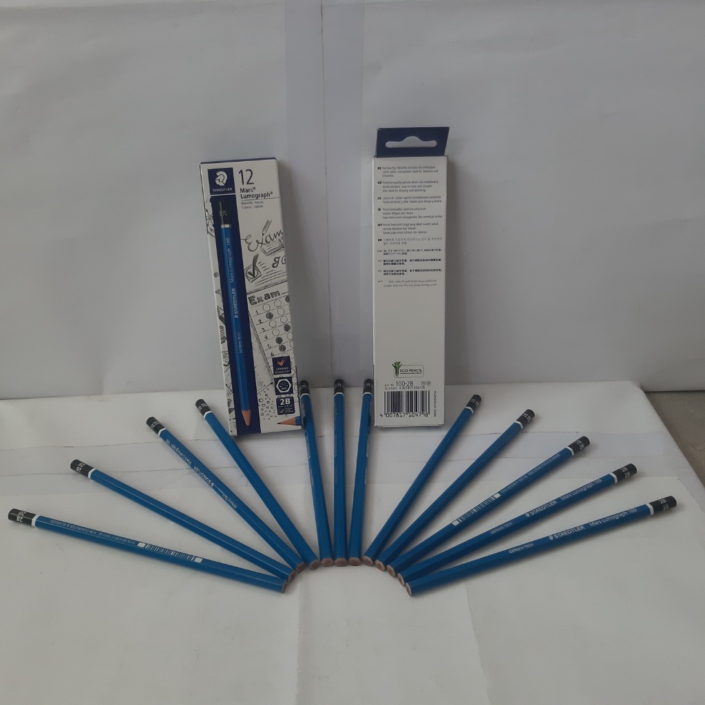 Pensil 2B STAEDTLER Mars Lumograph 100-Pensil 2B STAEDTLER