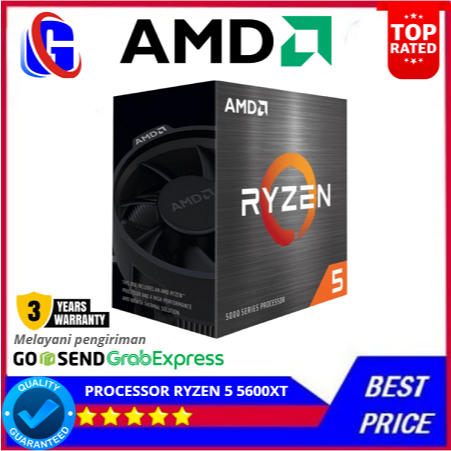 AMD PROCESSOR RYZEN 5 5600XT / 5600 XT - Up to 4.7 GHz