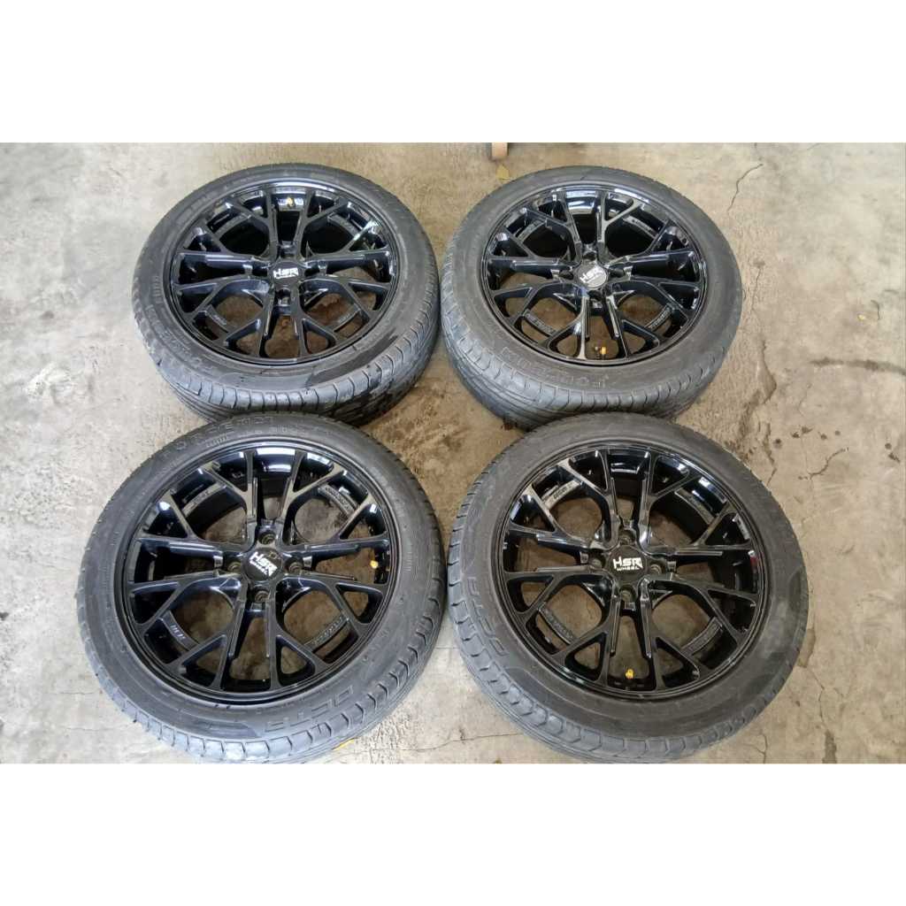 Velg Mobil Second Ring 16 HSR FE01 Baut 4 Murah Pelek Seken R16x7 Pcd 4x100 Plus BAN 195/50 SEMARANG
