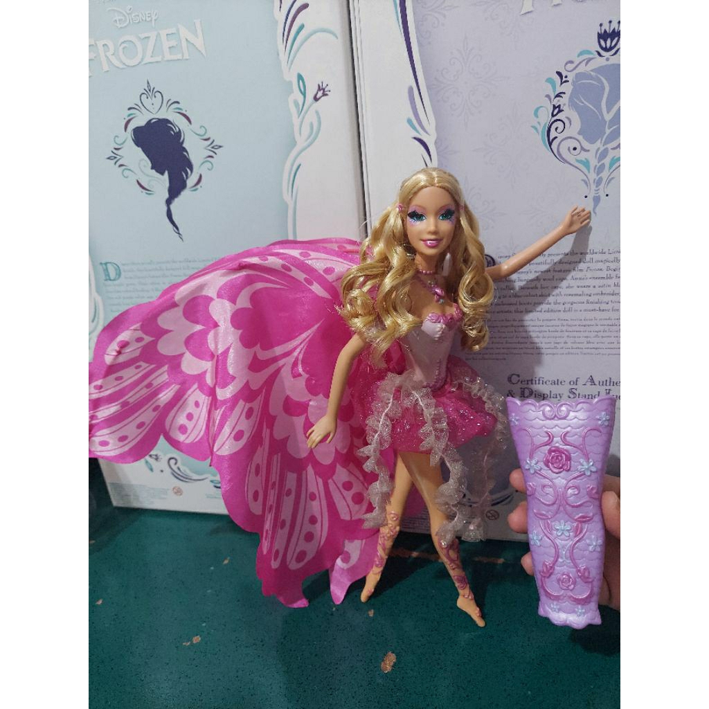 Barbie Fairytopia Mermaidia Elina Asli Mattel Original (Minus Coretan Di Telapak Kaki)