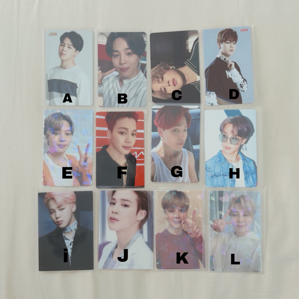 Jimin BTS Official Photocard Japan & POB
