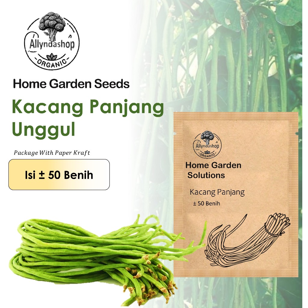Bibit Benih Sayuran Kacang Panjang Unggul