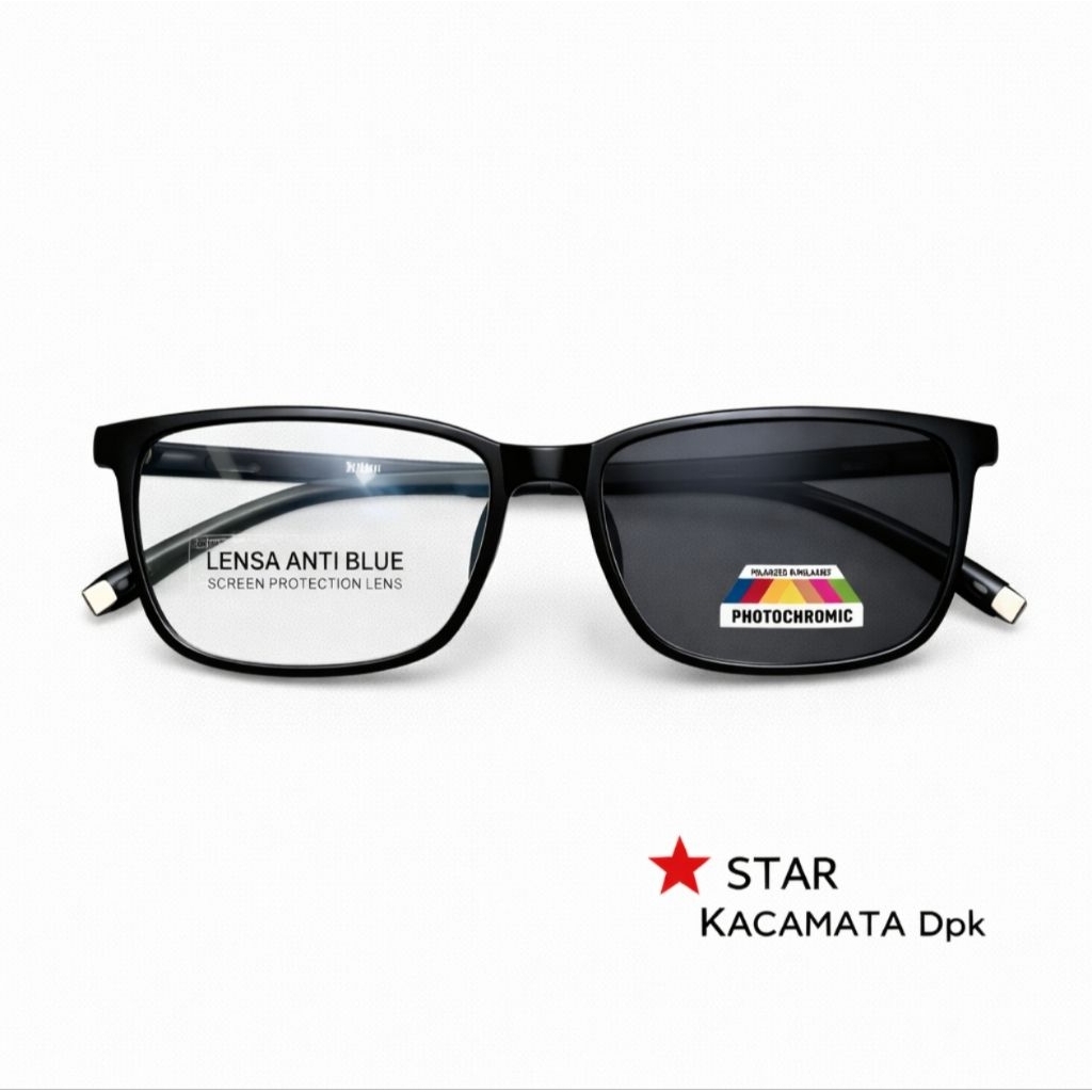 kacamata bluecromic photocromic kacamata photocromic plus anti radiasi