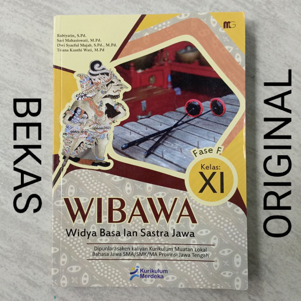 ( BUKU BEKAS ) ( ORIGINAL ) Bahasa Jawa Wibawa Widya Basa lan Sastra Jawa Kelas 11 XI 2 II SMA MA SM