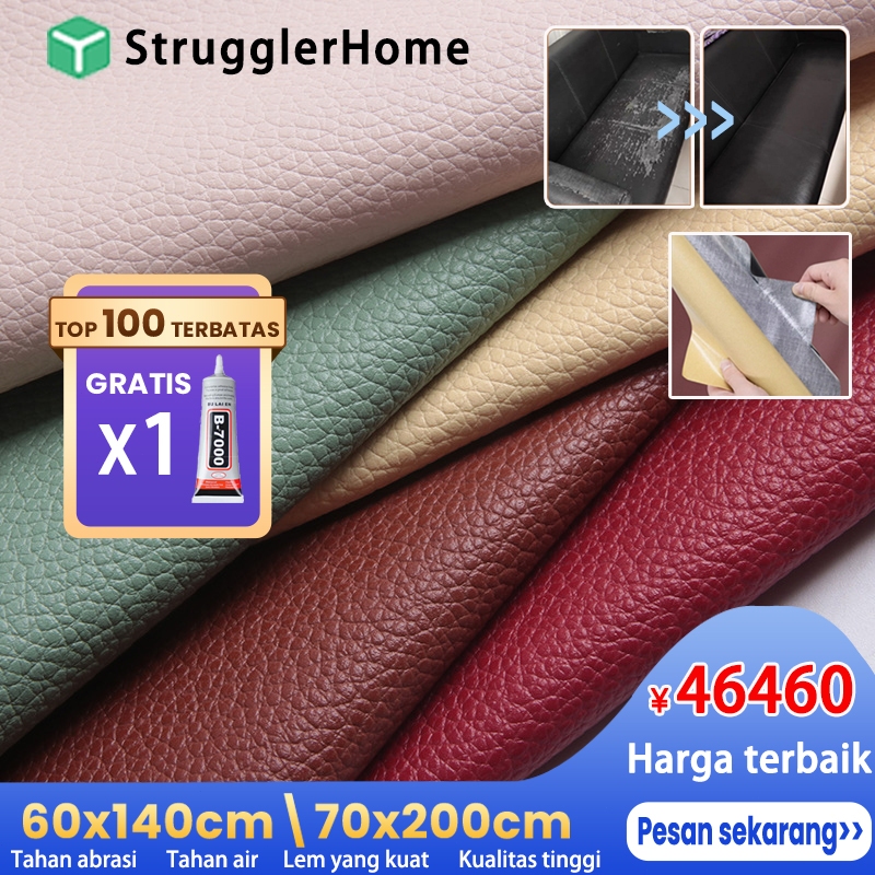 [profesional] stiker sofa kulit berperekat stiker kulit jok mobil leather repair stiker jok kursi ku