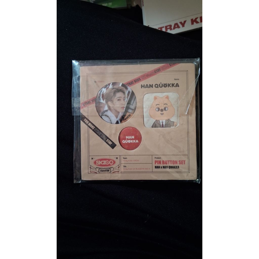 Han Quokka pin button set