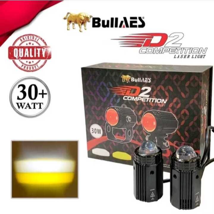 Lampu Tembak D2 Laser Competition 30 Watt BULLAES