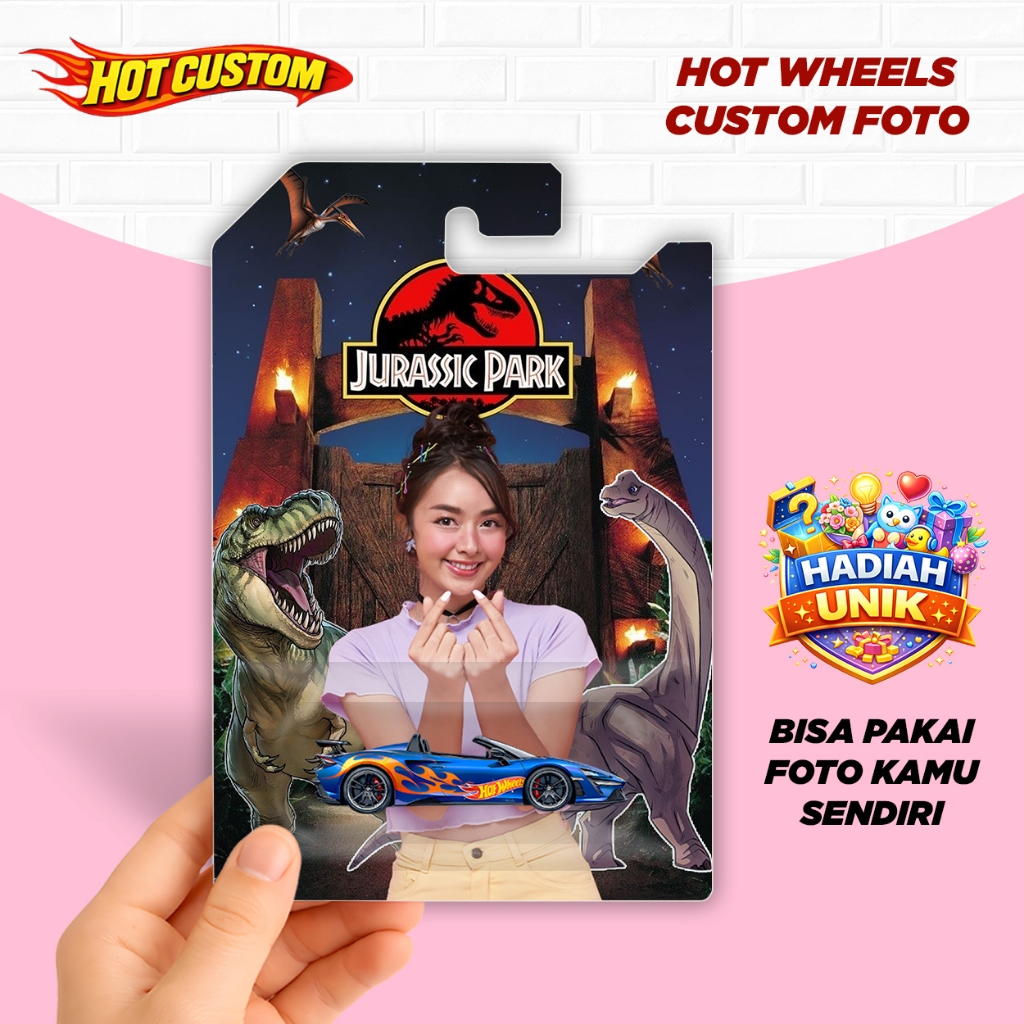 Hot Wheels Custom Foto Mobil Hotwheels Desain Jurassic Park