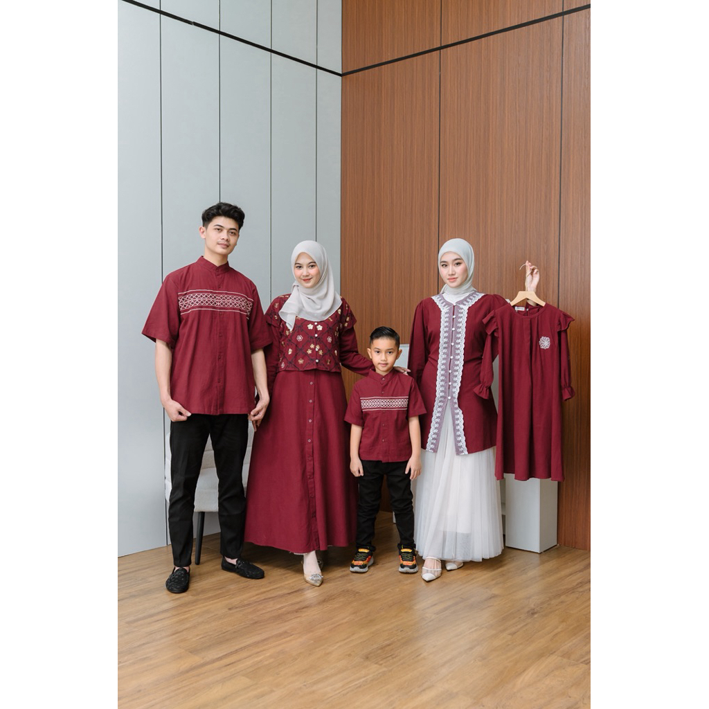 CANDY LADY Kaziya Sarimbit / Baju Lebaran Couple Keluarga Premium Bestseller