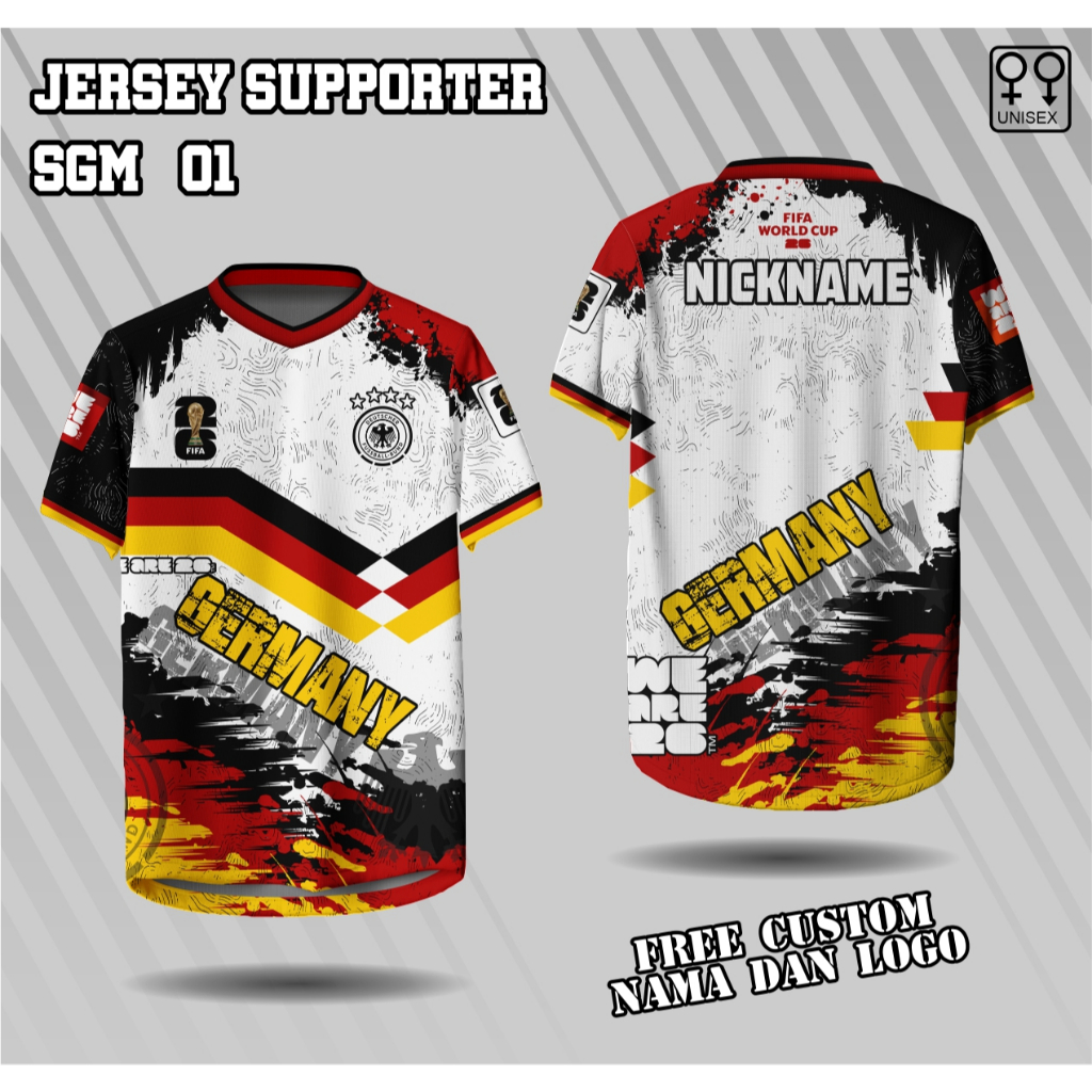 jersey piala dunia 2026 germany baju suporter germany piala dunia 2026 kaos fans sepak bola jerman p