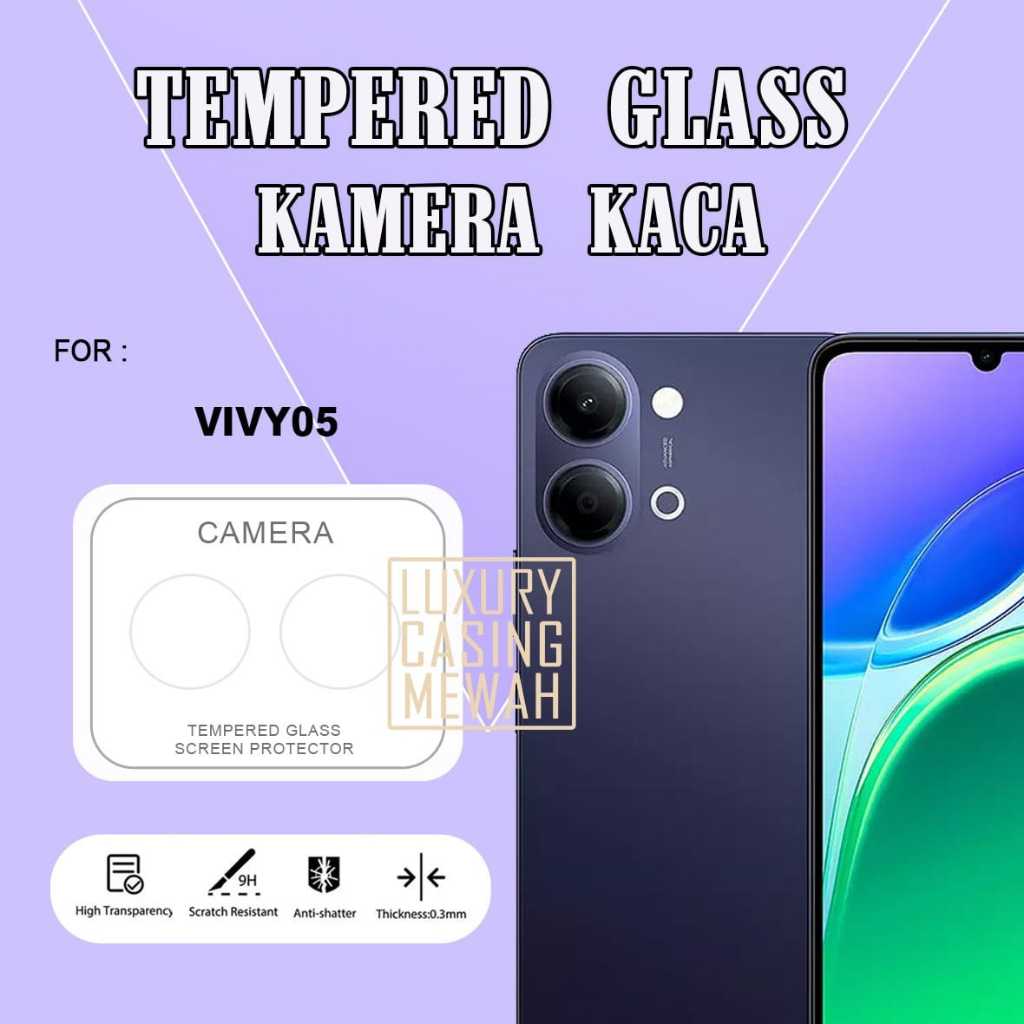 Antigores Kamera Vivo Y05 Pelindung Kamera Tempered glass Antigores Kaca Vivo Y05