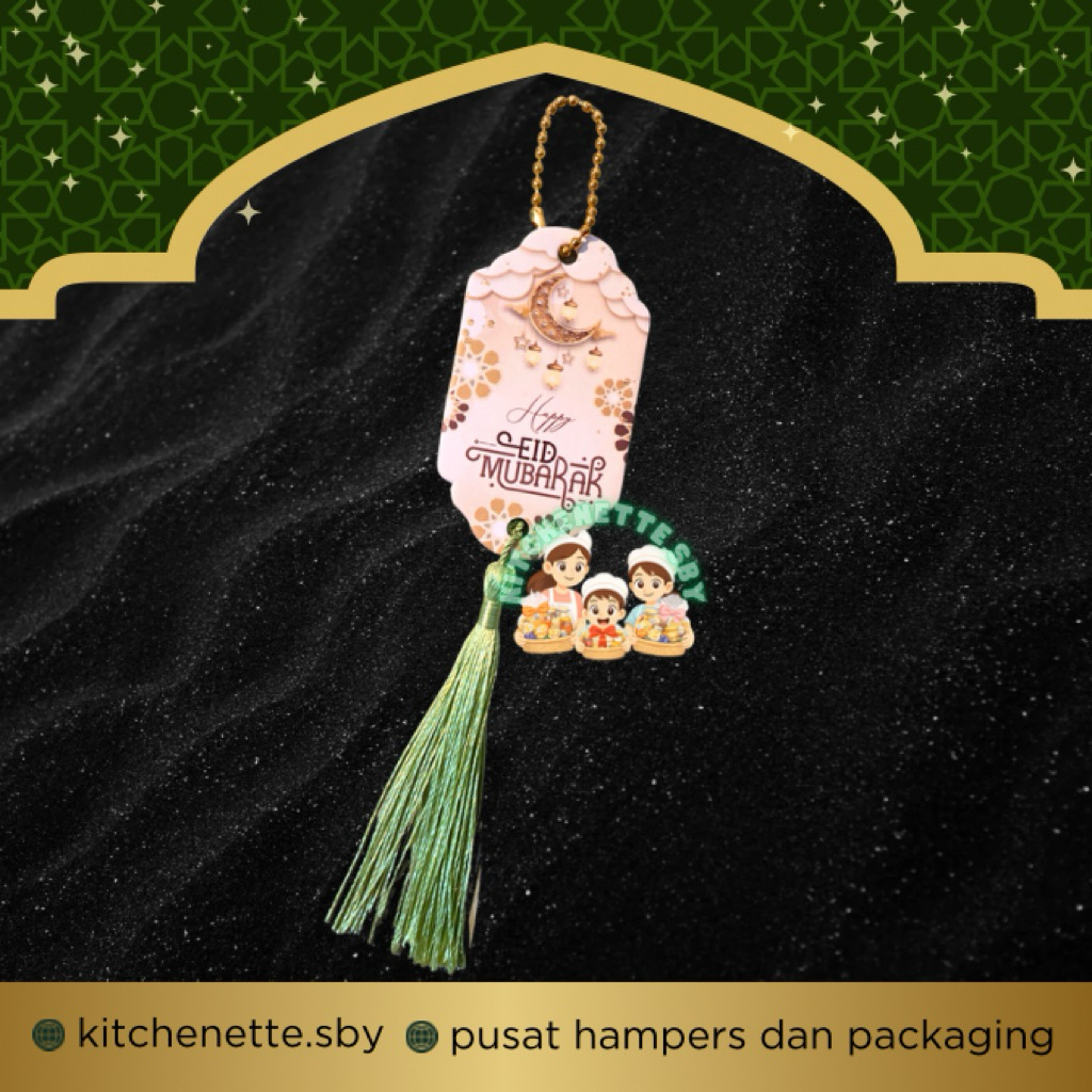 Hang Tag Premium 2 Lebaran Tassel Hang Tag Idul Fitri Hang Tag Box Hampers Hang Tag Hampers Lebaran 