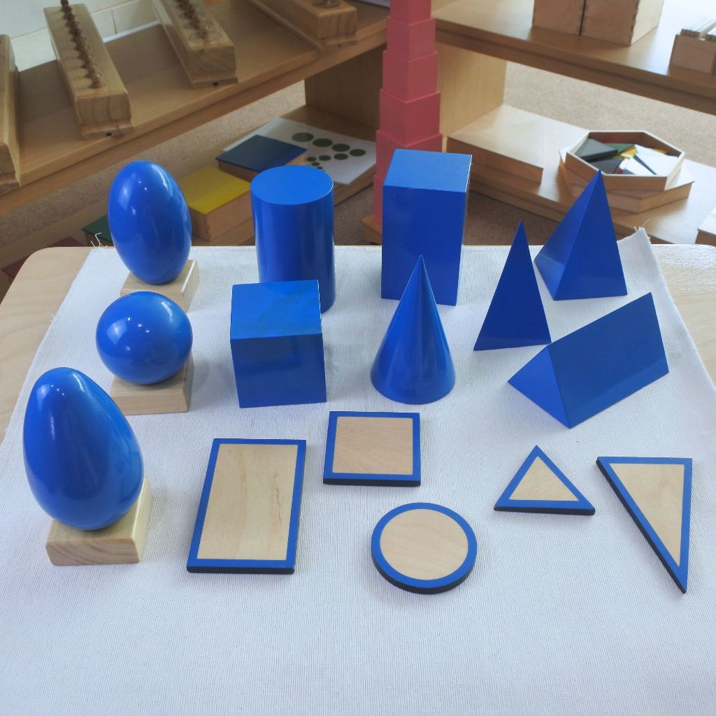 Geometric Solids Montessori Material