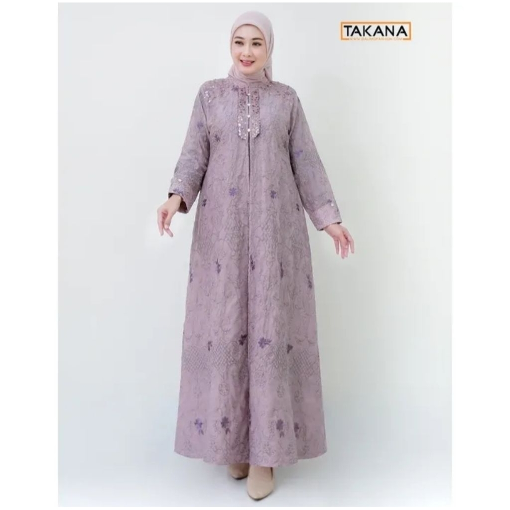 gamis katun bordir by Takana balimo