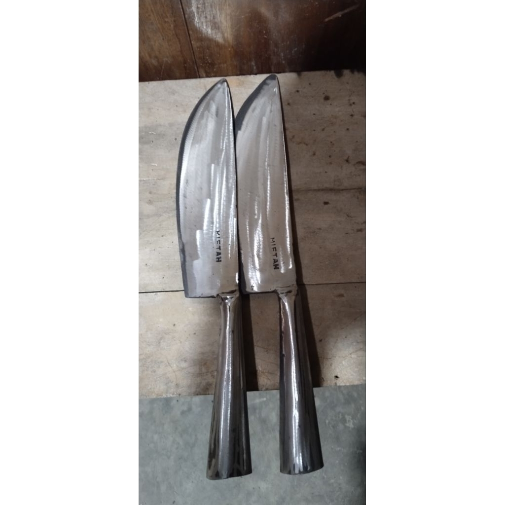 pisau daging ayam,,,cacah daging ayam