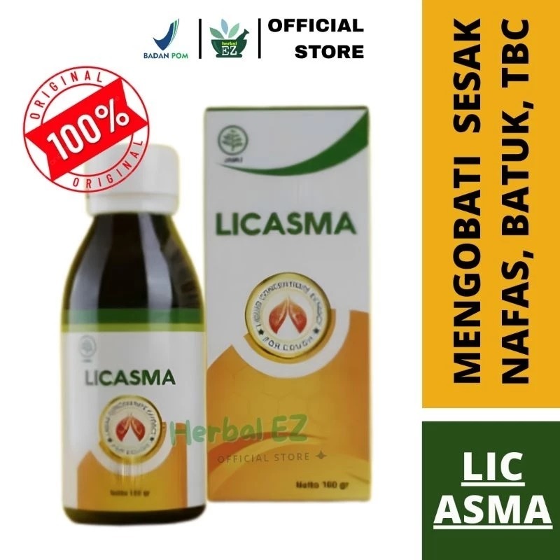 LICASMA OBAT ASMA, SESAK NAFAS, TBC, BATUK BERDAHAK - LICASMA MADU HERBAL ALAMI