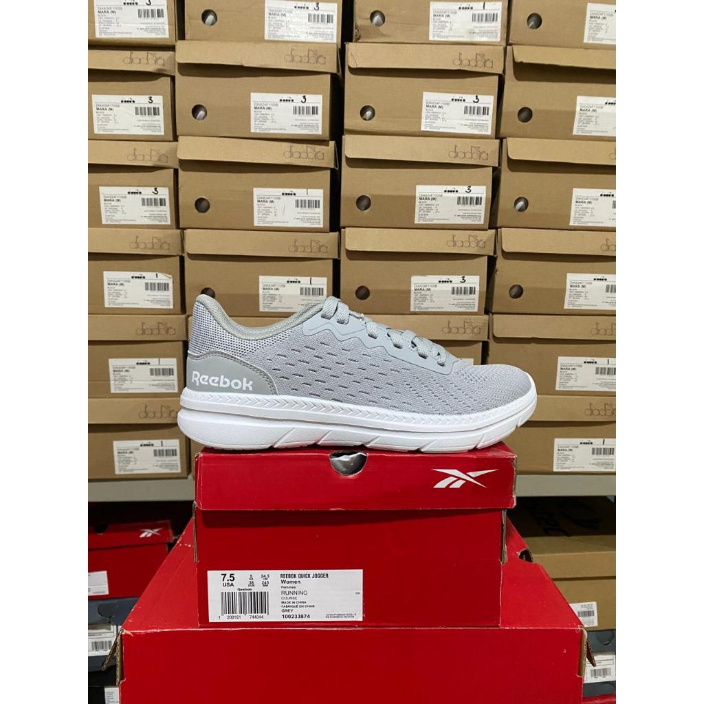 Reebok Quick Jogger Running Grey 100233874 Women Shoes Original