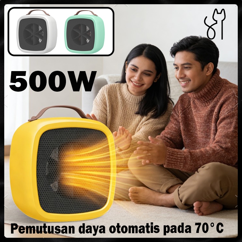 Portable Kamar Heater Penghangat Elektrik Room Heat Penghangat Ruangan Mini Heater Ruangan Lampu Pen