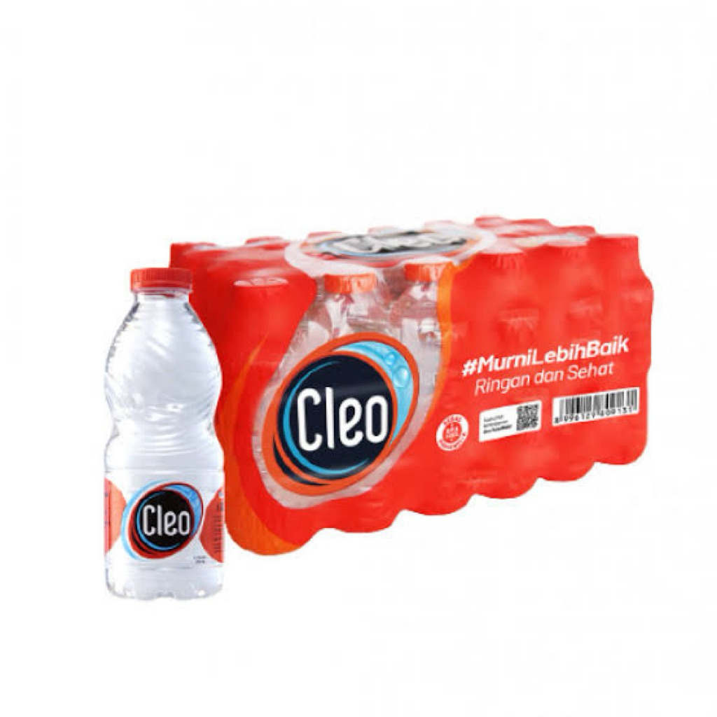 Cleo Air Mineral Mini 220ml (24 Botol) – Air Mineral Murni Praktis
