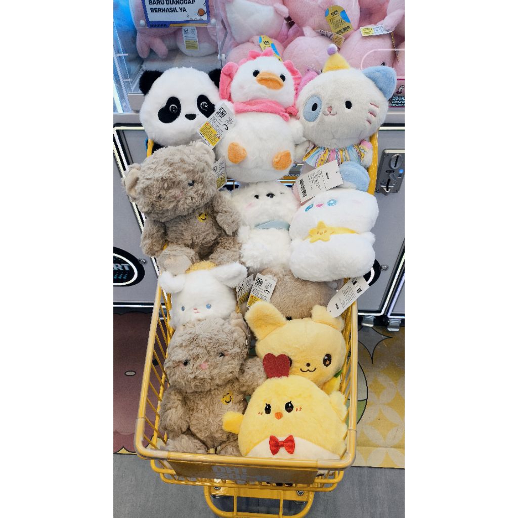 Hot Sale Boneka Kelinci / Rabbit Bunny, Beruang / Bear Lucu Imut Capit Oh Some / Kkv
